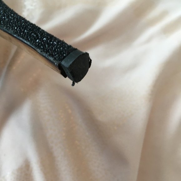 kate spade black glitter heels shoes size 6.5 *PLEASE READ* - Picture 10 of 15